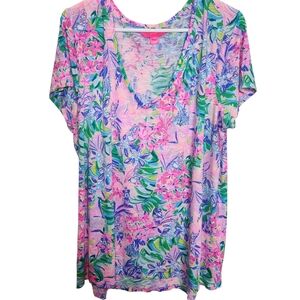 Lilly Pulitzer Disney Daisy & Minnie Etta T-Shirt Size XXL